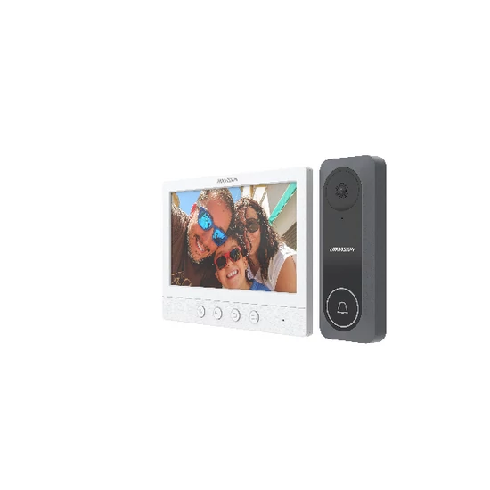 HIKVISION DS-KIS212 (B) Négyvezetékes HD video-kaputelefon szett: kültéri; beltéri