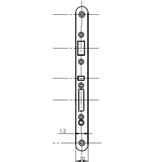 Assa Abloy AB-807140 Zárpajzs