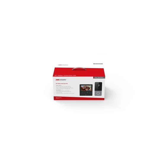 HIKVISION DS-KIS606-P Egylakásos IP video-kaputelefon szett; DS-KV6113-PE1+DS-KH6110-WE1+DS-KABV6113