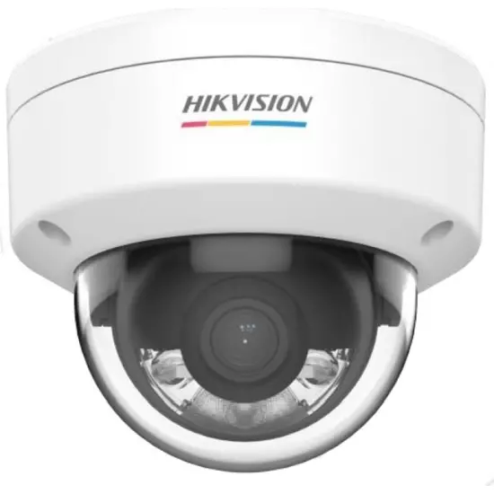 HIKVISION DS-2CD1127G0-L (2.8mm)(D) IP, Dómkamera, 2 MP, Fix objektív, 30m fehér fény, Fehér LED