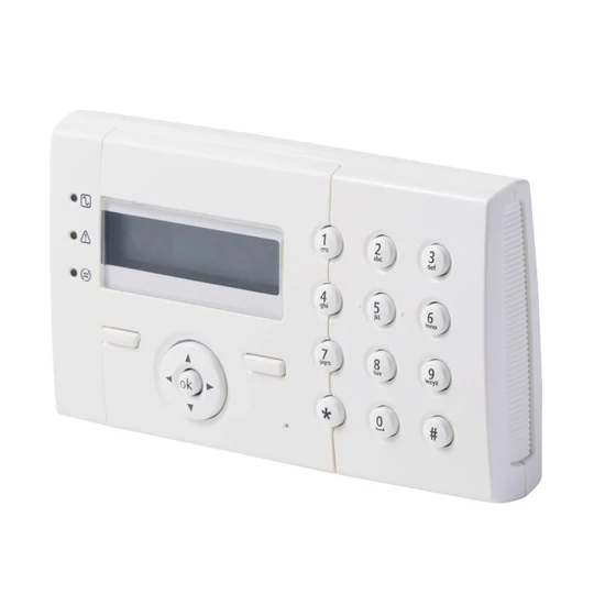 ACRE-VANDERBILT SPCK420.100-N X-busz LCD kezelő; 2×16 karakteres kijelző; kék háttérfény; szabotázsv