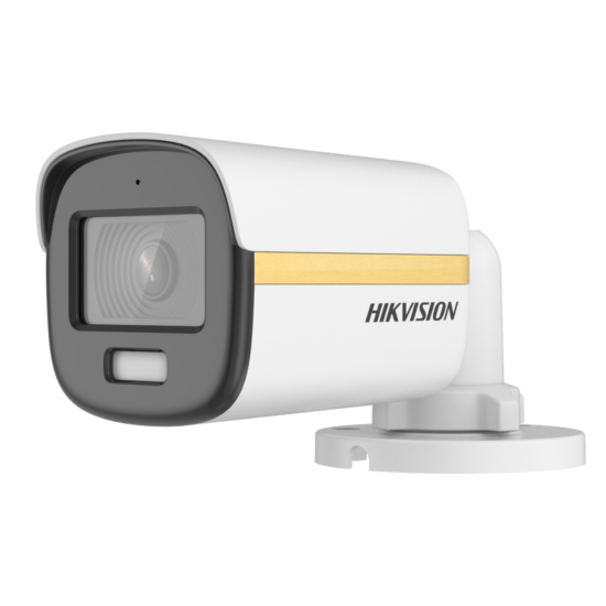 HIKVISION DS-2CE10DF3T-FS 2 MP ColorVu THD WDR fix csőkamera; fény riasztás; mikrofon