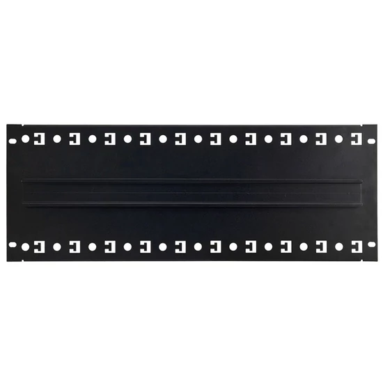 Pulsar RADIN DIN panel, Szerelőlemez DIN sínre, 4U, 19"