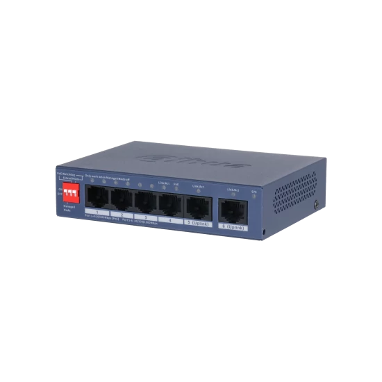Dahua CS4006-4ET2GT-36 Cloud PoE switch, 6 port