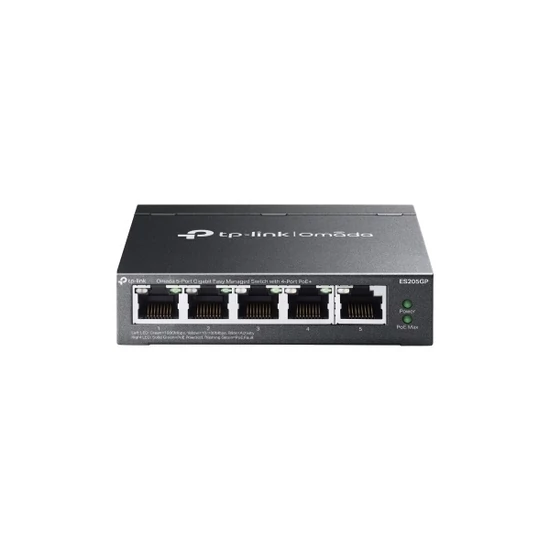 TP-LINK ES205GP Switch Menedzselhető PoE