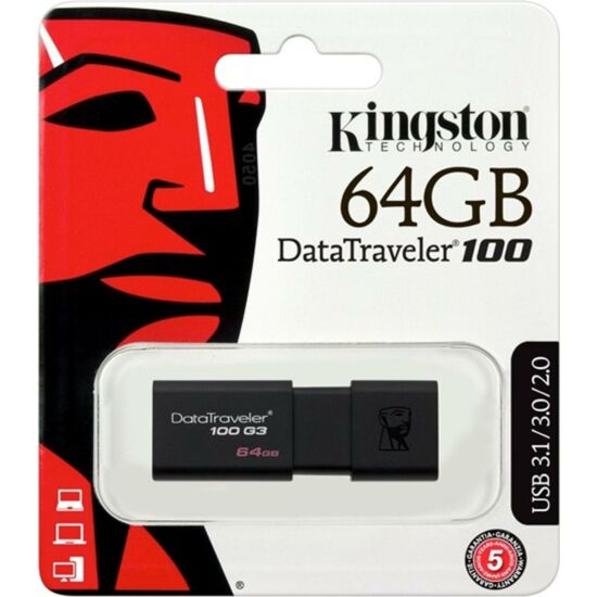 KINGSTON DT100G3/64GB Pendrive - Datatraveler