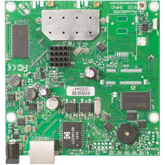 MIKROTIK 911 Lite5 dual (RB911-5HnD) RouterBOARD 911 with 600MHz Atheros CPU, 64MB RAM, 1x LAN, buil