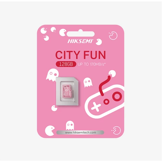 HIKSEMI HS-TF-G2(STD)/128G/CITY FUN/W Hikvision MicroSD kártya - CITY FUN 128GB microSDXC?, Class 10