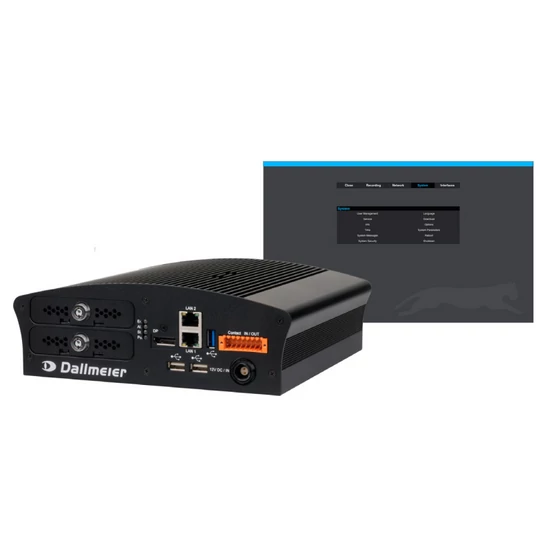 DALLMEIER VNB-3 VideoNetBox kompakt NVR; 2 csatorna aktiválva