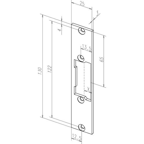 Assa Abloy FF-68835-01 Zárpajzs