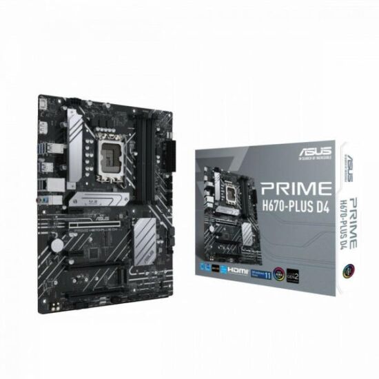 ASUS PRIME H670-PLUS D4 Alaplap - Intel s1700