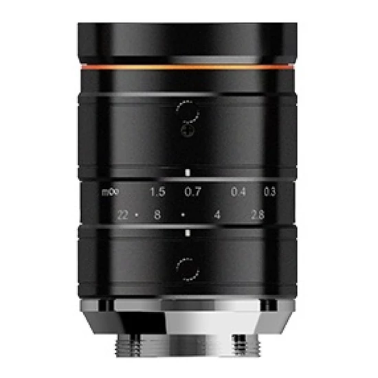 HIKROBOT MVL-KF5028M-12MPE Objektív; 50 mm fix fókusztávolság; 12 MP; F2.8-F22; 1.1"; C-menet