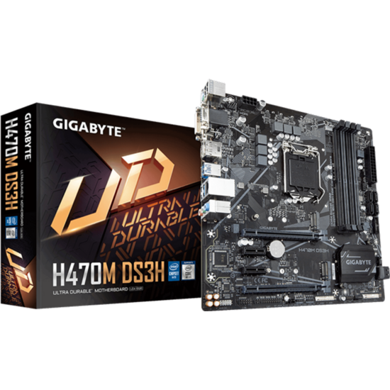 GIGABYTE H470M DS3H Alaplap - Intel s1200