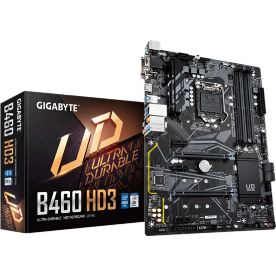 GIGABYTE B460 HD3 Alaplap - Intel s1200