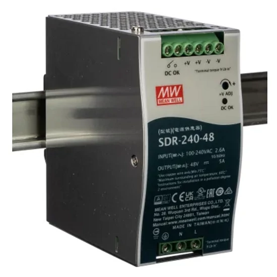 Mean Well SDR-240-48 Tápegység, 240 W