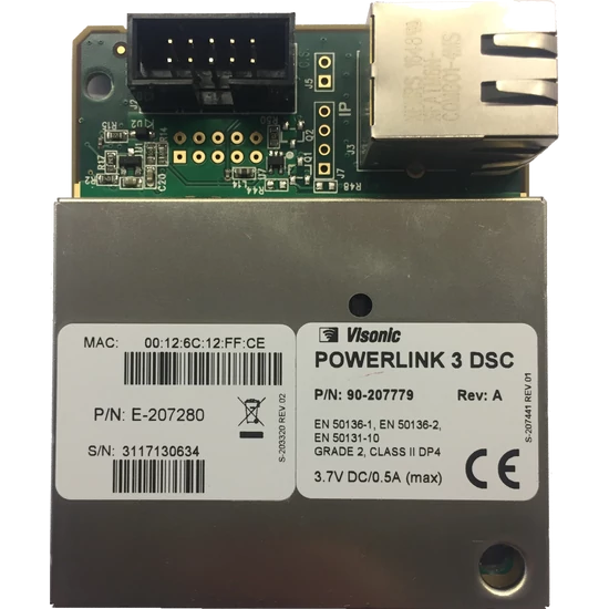 DSC WP POWERLINK3 Ethernet modul WP80x0 központhoz