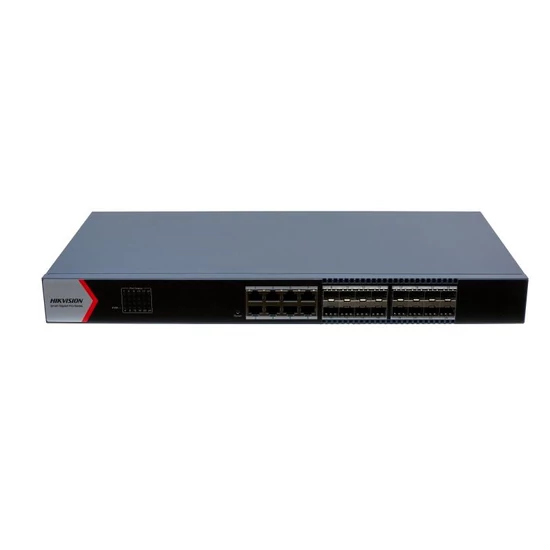 HIKVISION DS-3E1524-SI-16F8T 24 portos smart menedzslehető switch; 8 1000M RJ45; 16 1000M SFP