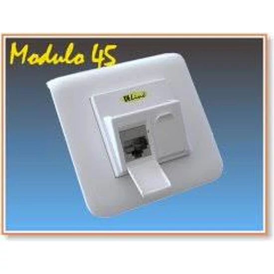 KELINE 601120-AP Modulo45 falon kívüli aljzat 2 portos üres