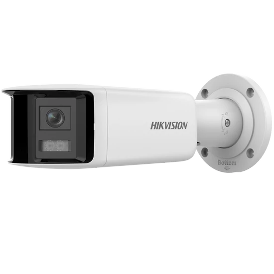 HIKVISION DS-2CD2T66G2P-ISU/SL(2.8mm)(C) 6 MP AcuSense fix IP panoráma csőkamera; mikrofon; fény-/ha