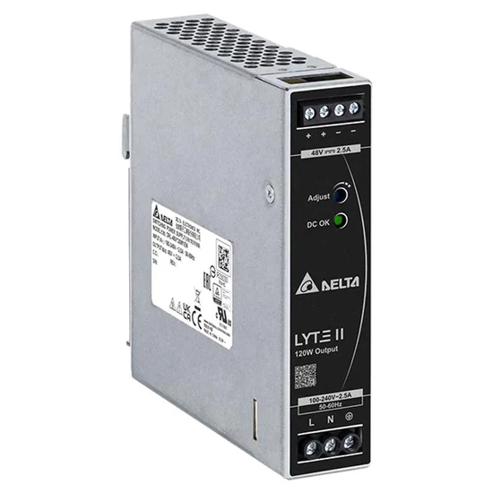 HIKVISION DRL-48V120W1EN DC 48V/120W/2.5A DIN sínes tápegység