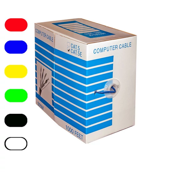UTK5821 UTP FLEX KÁBEL CAT5E SZÍNES PVC