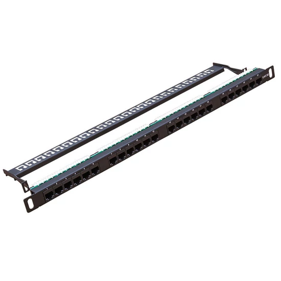 UTP5247 UTP PANEL 24P CAT5E RACK 0,5U