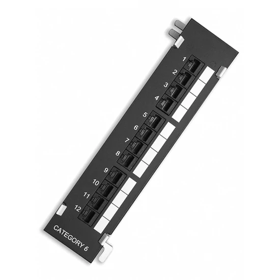 UTP6121 UTP PANEL 12P CAT6 FALI VERTIKÁLIS