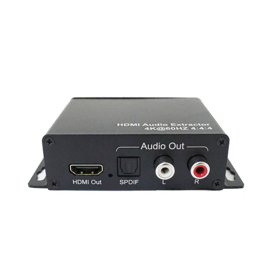 VACONH-H+AUD HDMI - AUDIO analóg leválasztó. A HDMI jel továbbfűzhető, 4K 60Hz